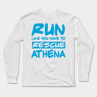 Saint Seiya - Run like you have to rescue Athena - (Cygnus no Hyoga) Long Sleeve T-Shirt